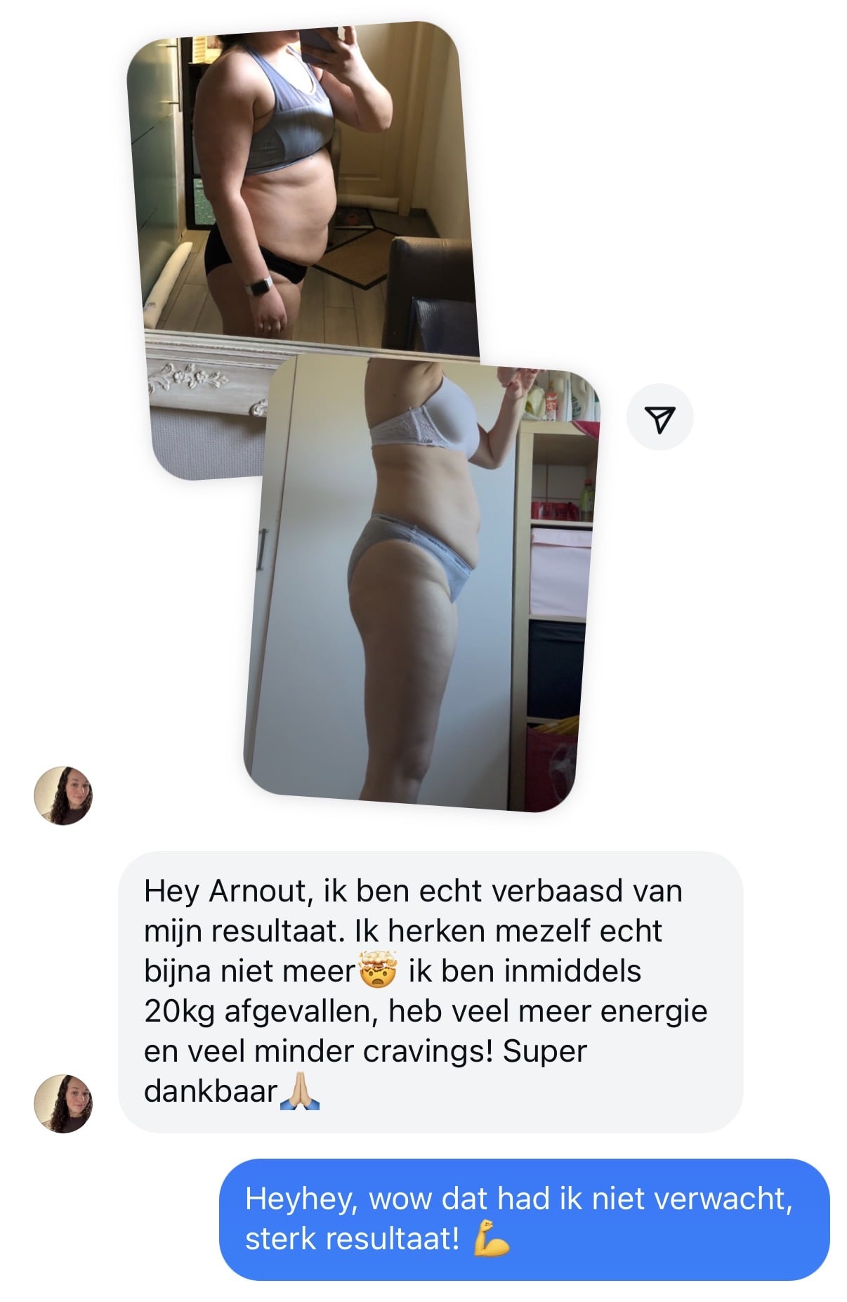 Echt resultaat van persoonlijke coaching bij Arnout